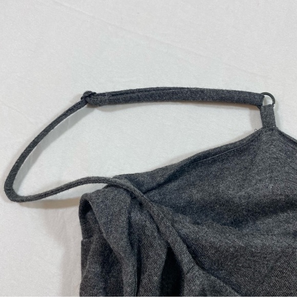 Gap Maxi Dress Woman’s X-Small Spaghetti adjustable Strap Charcoal Gray Jersey - Picture 6 of 14